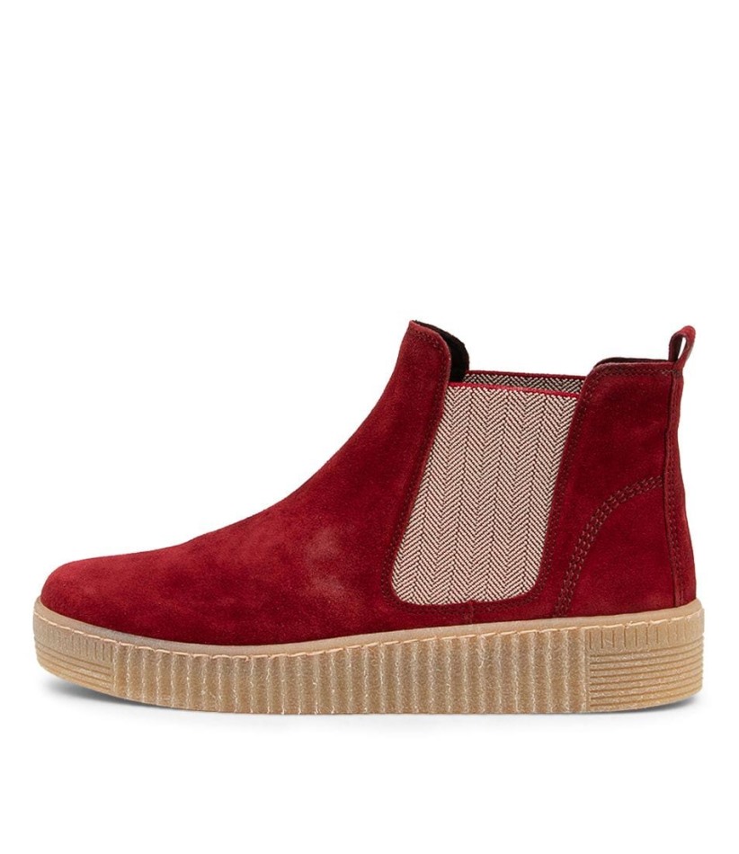 Gabour | Bottines Exclusives En Daim Opéra Foncé Angels